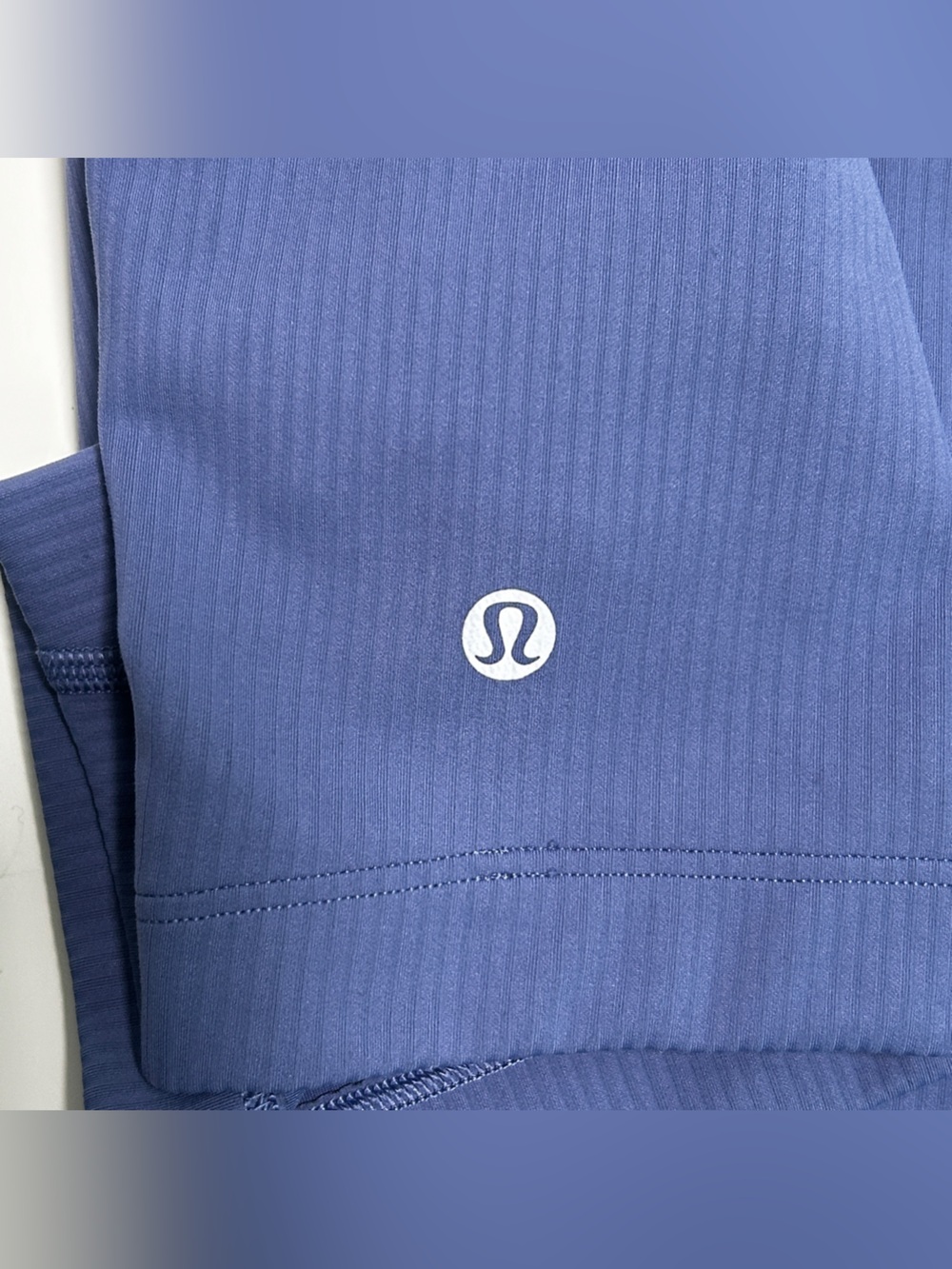 Lululemon Wunder Train Scoop-Neck Ribbed Tank Top -- Oasis Blue (size 14) - Picture 3 of 6